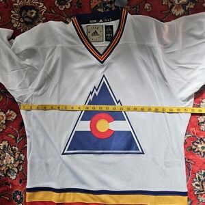 Colorado Avalanche 1976 Adidas Team Classics Home White Jersey by Adidas